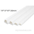 19 * 13 * 10 * 1.00mm trapezoidal pvc cable trunking